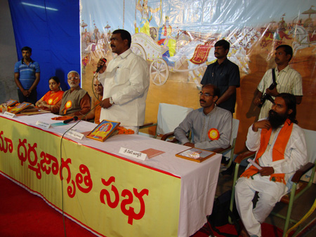 MLA Lakshminaryan Speaking during the Sabha